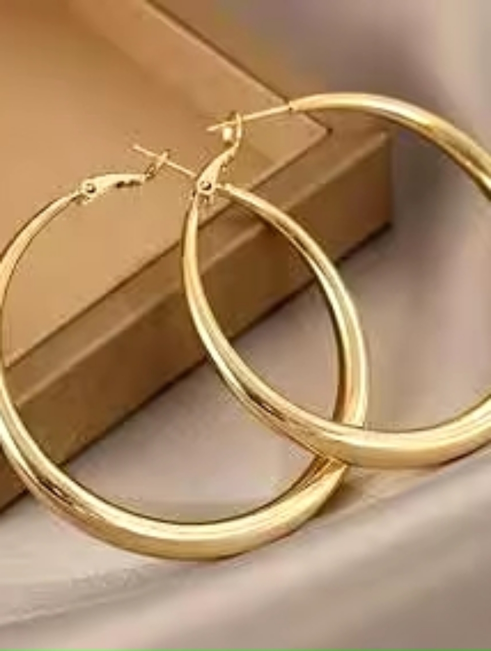 14 K Gold Plated Hoops